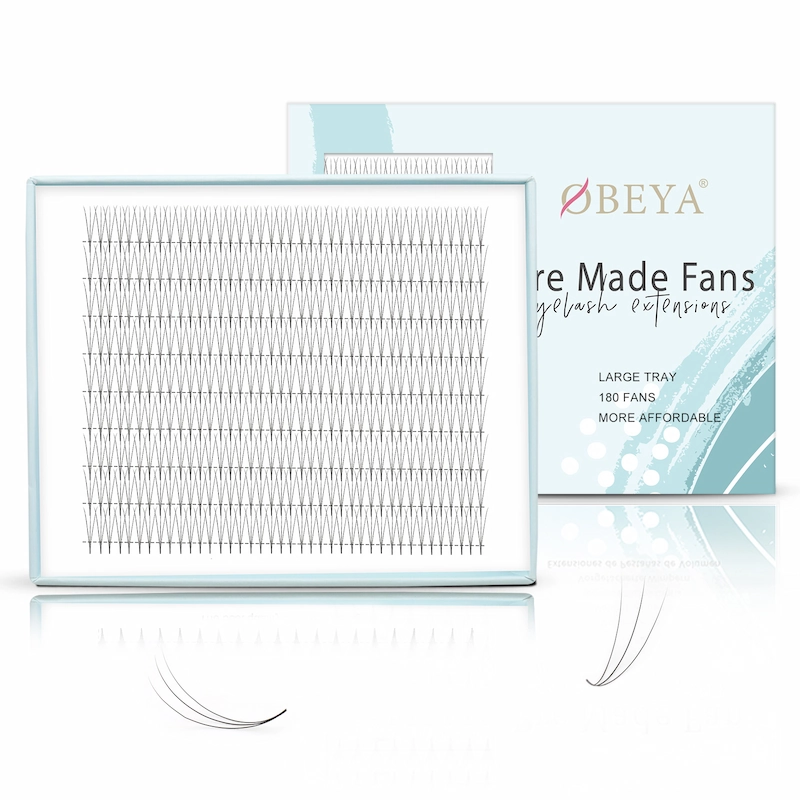 Private Label Premade Fans Eyelash Extension with Pointy Base LM
